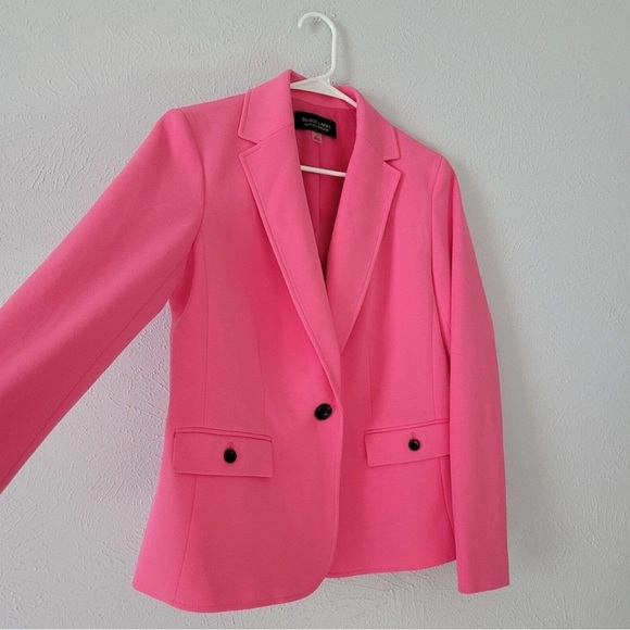 Evan Picone Jackets & Blazers - Black label by Evan Picone Pink Blazer Structured Suit Jacket